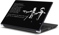 Rangeele Inkers Pulp Fiction Long Quote Vinyl Laptop Decal 15.6   Laptop Accessories  (Rangeele Inkers)