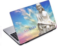 ezyPRNT Sai Baba Statue (14 to 14.9 inch) Vinyl Laptop Decal 14   Laptop Accessories  (ezyPRNT)