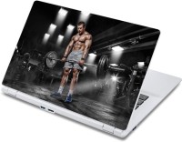 ezyPRNT Weightlifting Body Building (13 to 13.9 inch) Vinyl Laptop Decal 13   Laptop Accessories  (ezyPRNT)