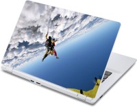 ezyPRNT awesome sky diving (13 to 13.9 inch) Vinyl Laptop Decal 13   Laptop Accessories  (ezyPRNT)
