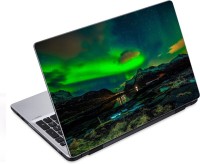 ezyPRNT The polar lights in Norway Nature (14 to 14.9 inch) Vinyl Laptop Decal 14   Laptop Accessories  (ezyPRNT)