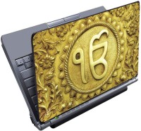Finest Sikh Symbol Vinyl Laptop Decal 15.6   Laptop Accessories  (Finest)