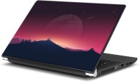 ezyPRNT Wolf Howling to Moon Fantasy Fiction (15 to 15.6 inch) Vinyl Laptop Decal 15   Laptop Accessories  (ezyPRNT)