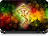 VI Collections GOLDEN GANESH pvc Laptop Decal 15.6   Laptop Accessories  (VI Collections)