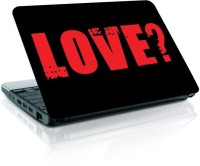 Shopmania Love Text Vinyl Laptop Decal 15.6   Laptop Accessories  (Shopmania)