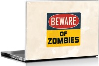 Seven Rays Beware of Zombies Vinyl Laptop Decal 15.6   Laptop Accessories  (Seven Rays)