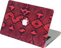 Theskinmantra Red Snake Skin Laptop Skin For Apple Macbook Air 11 Inch Vinyl Laptop Decal 11   Laptop Accessories  (Theskinmantra)