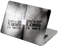 Theskinmantra Life Is Too Short Vinyl Laptop Decal 13   Laptop Accessories  (Theskinmantra)