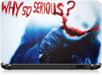 VI Collections WHY SO SERIOUS IN MISTY PRINTED VINYL Laptop Decal 15.6   Laptop Accessories  (VI Collections)