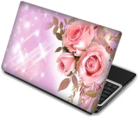 Shopmania Pink Rose Vinyl Laptop Decal 15.6   Laptop Accessories  (Shopmania)