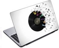 ezyPRNT DJ Disc Music G (14 to 14.9 inch) Vinyl Laptop Decal 14   Laptop Accessories  (ezyPRNT)