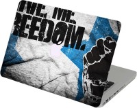 Swagsutra Swagsutra Give Me Freedom Laptop Skin/Decal For MacBook Pro 13 With Retina Display Vinyl Laptop Decal 13   Laptop Accessories  (Swagsutra)
