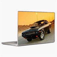 Theskinmantra Black Mustang Laptop Decal 13.3   Laptop Accessories  (Theskinmantra)