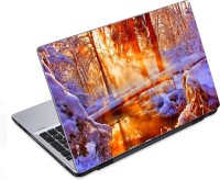 ezyPRNT Winter Sunset Nature (14 to 14.9 inch) Vinyl Laptop Decal 14   Laptop Accessories  (ezyPRNT)
