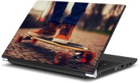 ezyPRNT Standing Skateboarding Sports (15 to 15.6 inch) Vinyl Laptop Decal 15   Laptop Accessories  (ezyPRNT)