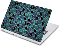 ezyPRNT 3D Purple Cubes Pattern (13 to 13.9 inch) Vinyl Laptop Decal 13   Laptop Accessories  (ezyPRNT)