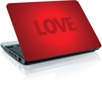 Shopmania Red Love Vinyl Laptop Decal 15.6   Laptop Accessories  (Shopmania)