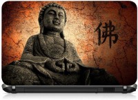VI Collections Old Budha Art PRINTED VINYL Laptop Decal 15.6   Laptop Accessories  (VI Collections)