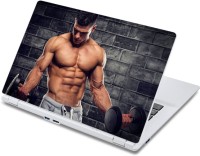 ezyPRNT Balanced Physique Body Builder (13 to 13.9 inch) Vinyl Laptop Decal 13   Laptop Accessories  (ezyPRNT)