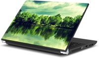 ezyPRNT Green Trees Around Pond (15 to 15.6 inch) Vinyl Laptop Decal 15   Laptop Accessories  (ezyPRNT)