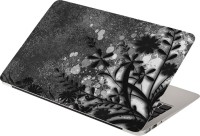 Anweshas Black & White Floral Vinyl Laptop Decal 15.6   Laptop Accessories  (Anweshas)