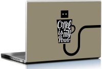 Seven Rays Coffee Is My Power Vinyl Laptop Decal 15.6   Laptop Accessories  (Seven Rays)
