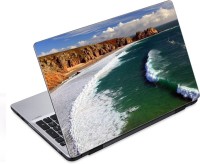 ezyPRNT Sea Waves (14 to 14.9 inch) Vinyl Laptop Decal 14   Laptop Accessories  (ezyPRNT)