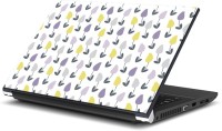 ezyPRNT Leaves and Bud Pattern (15 to 15.6 inch) Vinyl Laptop Decal 15   Laptop Accessories  (ezyPRNT)