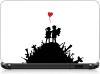 VI Collections TWO CHILD SKY IN HEART pvc Laptop Decal 15.6   Laptop Accessories  (VI Collections)