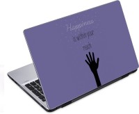 ezyPRNT Happiness Quote (14 inch) Vinyl Laptop Decal 14   Laptop Accessories  (ezyPRNT)