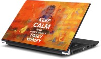 ezyPRNT Keep Calm and Wibbly Wobbly Timely Wimly (15 to 15.6 inch) Vinyl Laptop Decal 15   Laptop Accessories  (ezyPRNT)