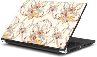 ezyPRNT Flower Basket Pattern (15 to 15.6 inch) Vinyl Laptop Decal 15   Laptop Accessories  (ezyPRNT)