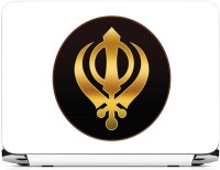 FineArts Sikh Symbol 3 Vinyl Laptop Decal 15.6   Laptop Accessories  (FineArts)