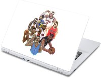 ezyPRNT Basket Ball Sports Players (13 to 13.9 inch) Vinyl Laptop Decal 13   Laptop Accessories  (ezyPRNT)