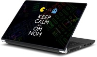 ezyPRNT Keep Calm and Om Nom (14 to 14.9 inch) Vinyl Laptop Decal 14   Laptop Accessories  (ezyPRNT)