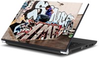 ezyPRNT Subway Time Skateboarding Sports (15 to 15.6 inch) Vinyl Laptop Decal 15   Laptop Accessories  (ezyPRNT)