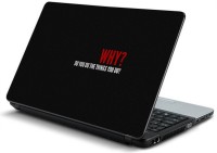 ezyPRNT WHY? Quote Vinyl Laptop Decal 15.6   Laptop Accessories  (ezyPRNT)
