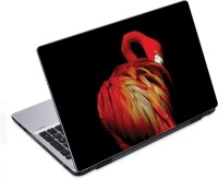 ezyPRNT Long Necked Red Bird (14 to 14.9 inch) Vinyl Laptop Decal 14   Laptop Accessories  (ezyPRNT)