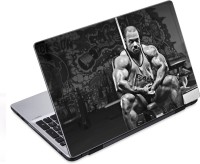 ezyPRNT Relaxing after Workout Body Builder (14 to 14.9 inch) Vinyl Laptop Decal 14   Laptop Accessories  (ezyPRNT)