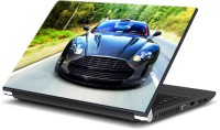 ezyPRNT Awesome Front View of Black Car (14 to 14.9 inch) Vinyl Laptop Decal 14   Laptop Accessories  (ezyPRNT)