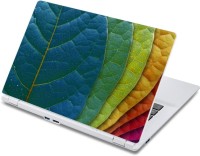 ezyPRNT Colourful Leaves (13 to 13.9 inch) Vinyl Laptop Decal 13   Laptop Accessories  (ezyPRNT)