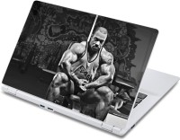 ezyPRNT Relaxing after Workout Body Builder (13 to 13.9 inch) Vinyl Laptop Decal 13   Laptop Accessories  (ezyPRNT)