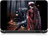 VI Collections CHINESE GIRL WAITING pvc Laptop Decal 15.6   Laptop Accessories  (VI Collections)