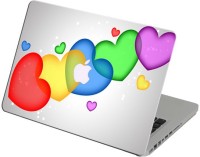 Theskinmantra Colorful Hearts Laptop Skin For Apple Macbook Air 13 Inches Vinyl Laptop Decal 13   Laptop Accessories  (Theskinmantra)