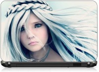 View VI Collections ANIMATED GIRL IN LOOKING pvc Laptop Decal 15.6 Laptop Accessories Price Online(VI Collections)