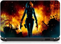 VI Collections ANIMETED GIRL IN WAR pvc Laptop Decal 15.6   Laptop Accessories  (VI Collections)