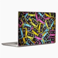 Theskinmantra Casette Colourfull Laptop Decal 14.1   Laptop Accessories  (Theskinmantra)