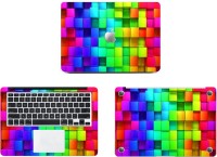 Swagsutra Multicolor Cubes SKIN/DECAL Vinyl Laptop Decal 13   Laptop Accessories  (Swagsutra)
