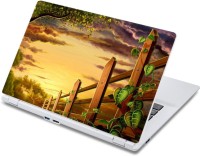 ezyPRNT Painted Fence Art (13 to 13.9 inch) Vinyl Laptop Decal 13   Laptop Accessories  (ezyPRNT)