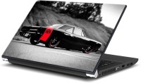 ezyPRNT Classic Car Black (14 to 14.9 inch) Vinyl Laptop Decal 14   Laptop Accessories  (ezyPRNT)